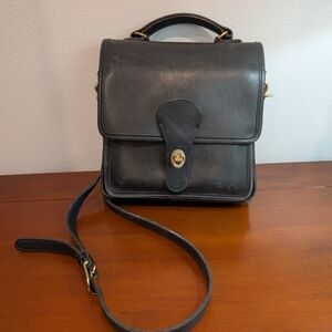 Coach Black Leather Handbag